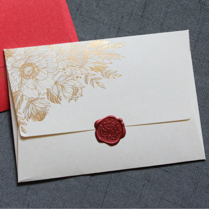 Enveloppes en papier perlé de  - Wax Seal Letter Kit avis et prix