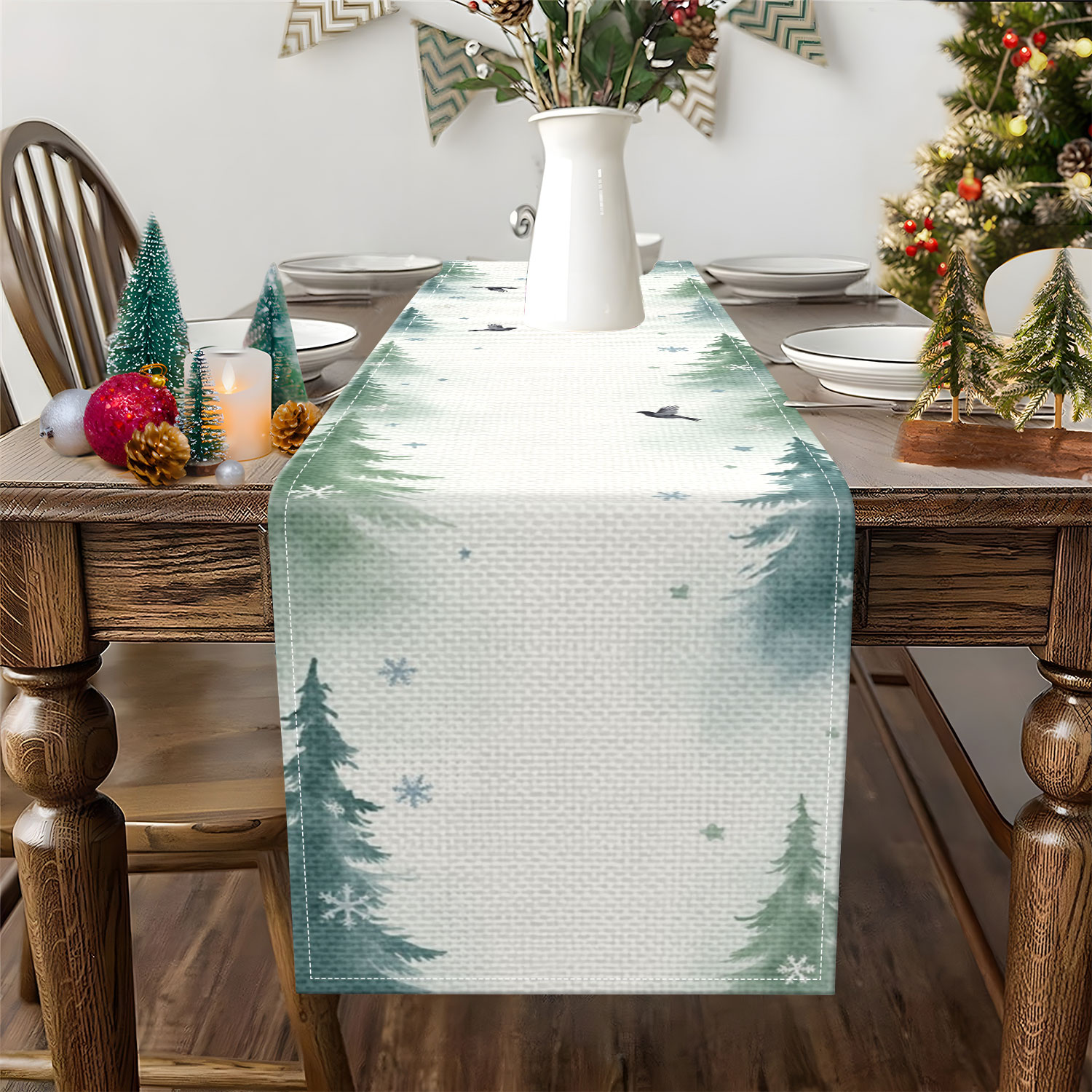 1 pièce de chemin de table sur - Family Tree Print avis et prix