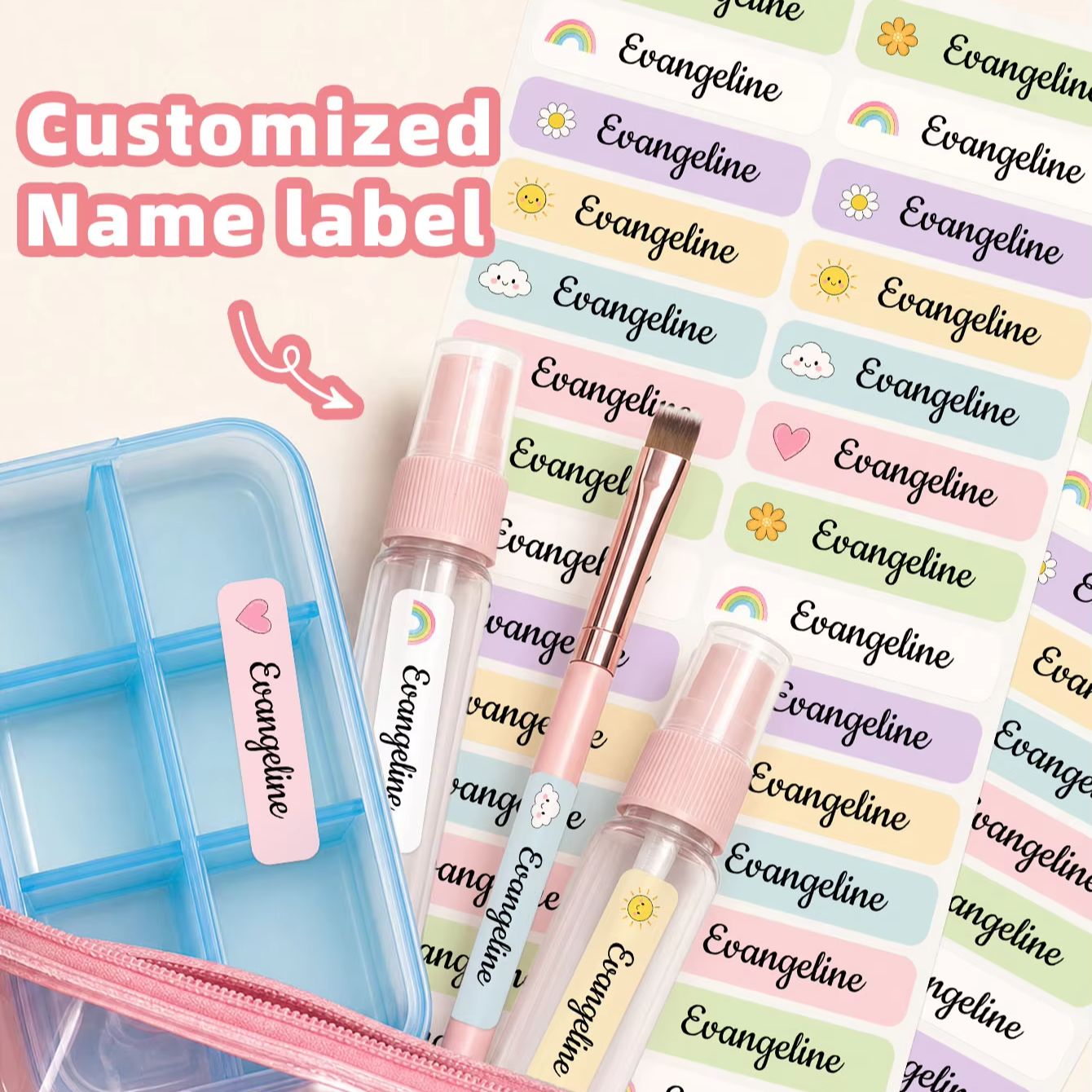 Autocollants personnalisés ave - Personalized Name Box avis et prix